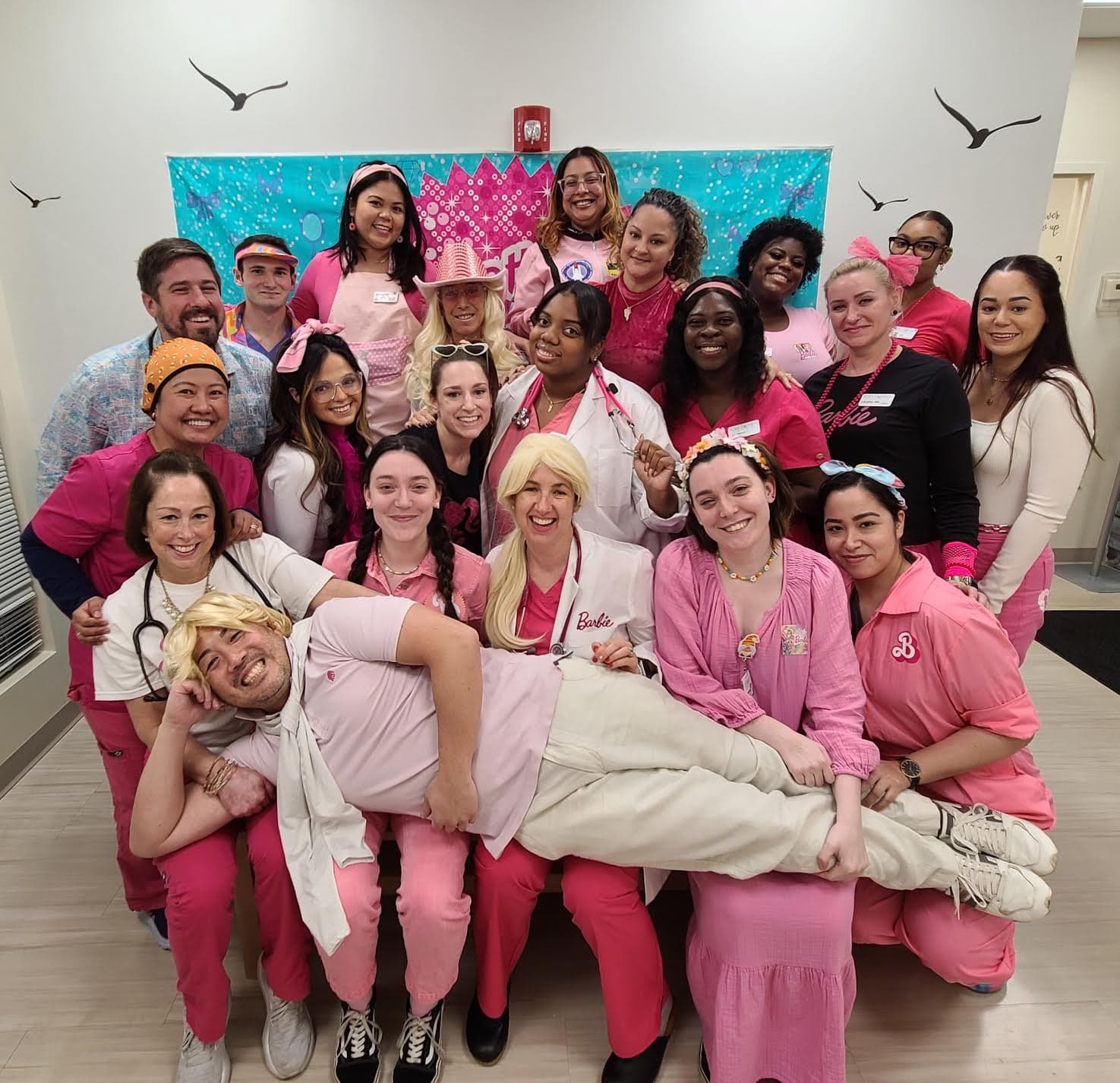 Millburn team Barbie Halloween