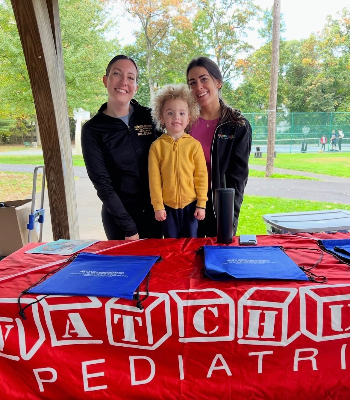 Fanwood staff at community event