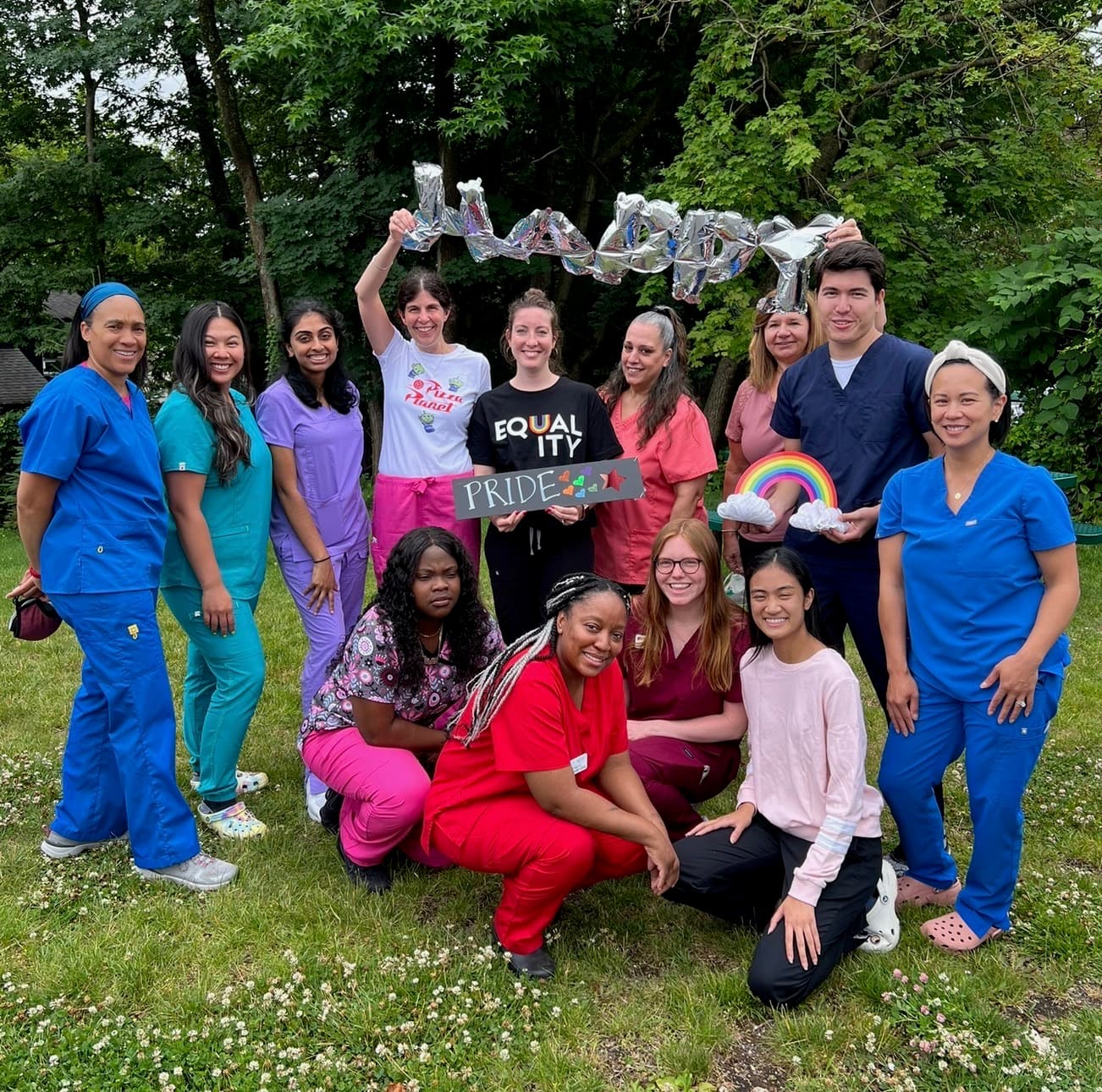 Fanwood staff Pride celebration