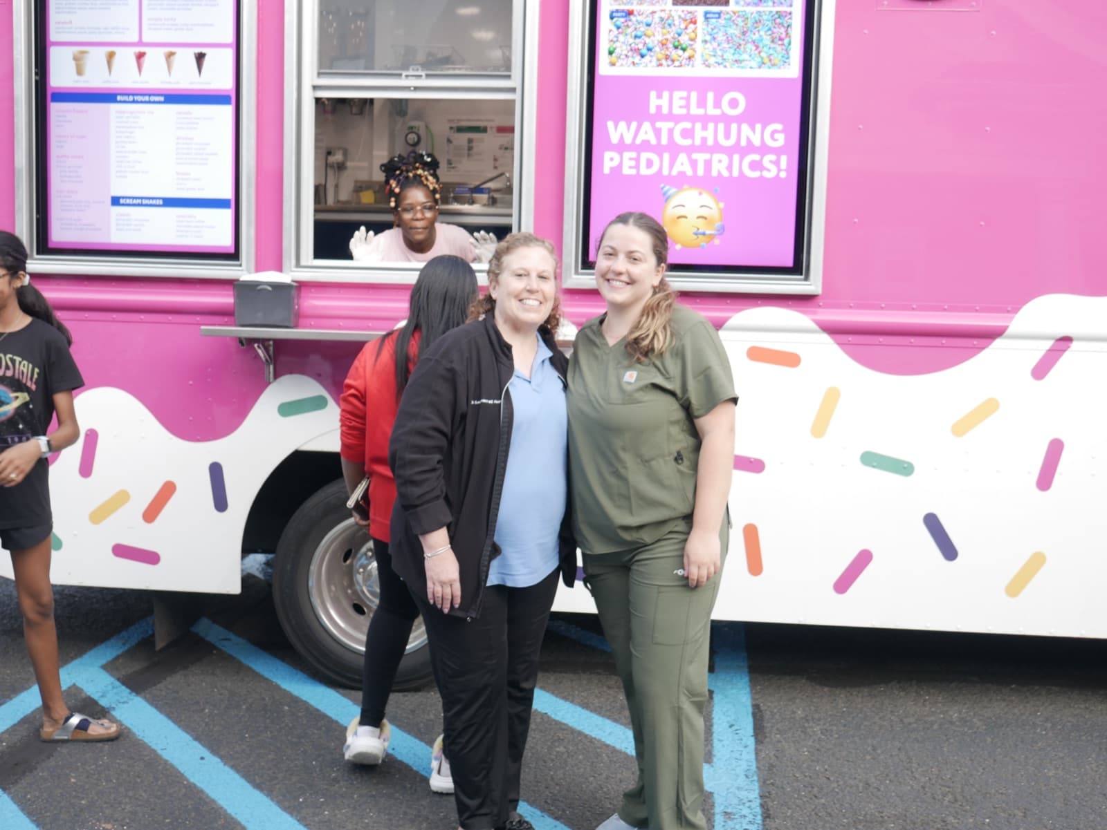 Ice cream truck at Warren open house