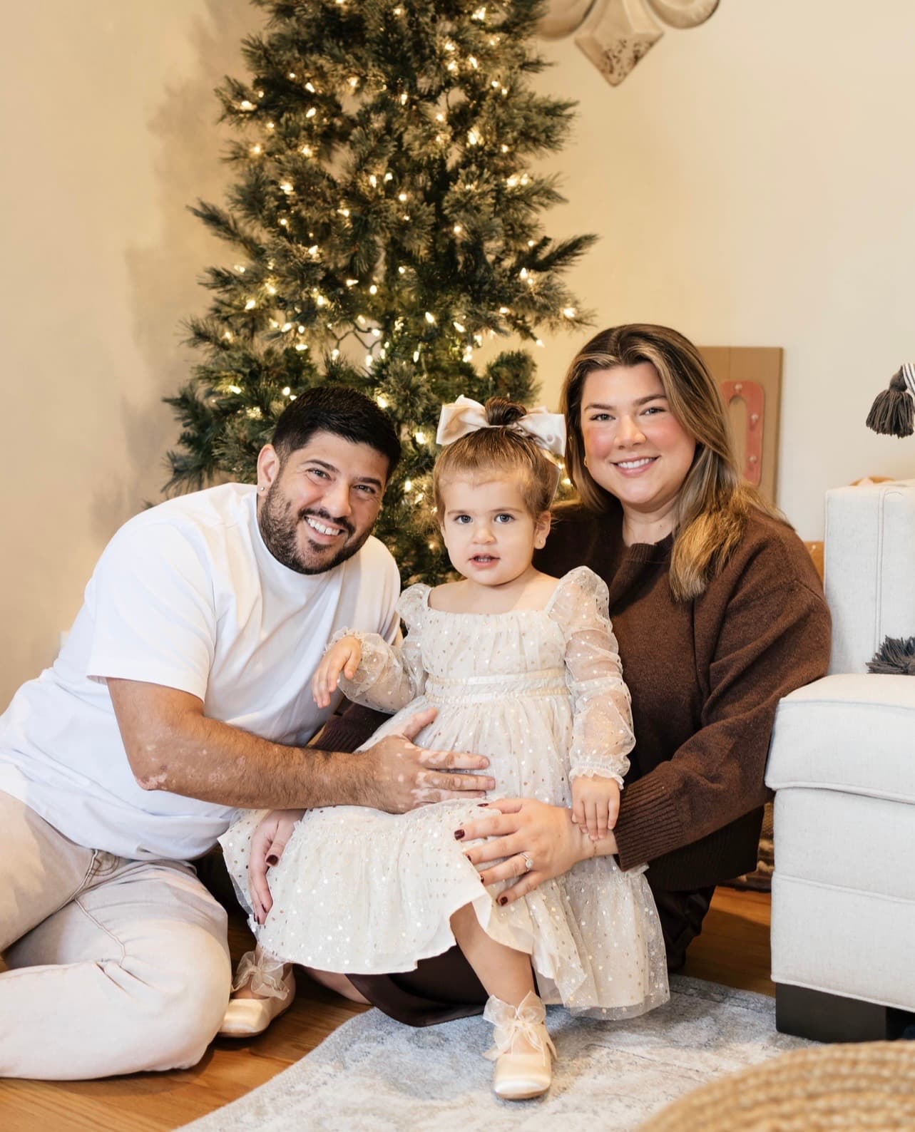 Steve with his family at Christmas