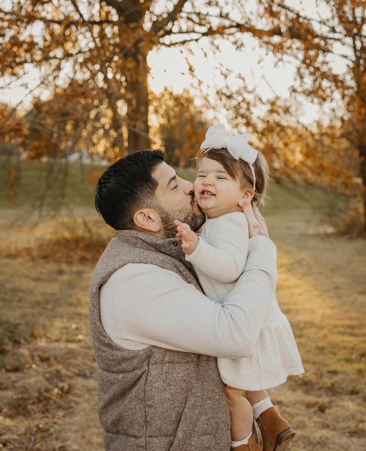 Steve and his daughter in the fall