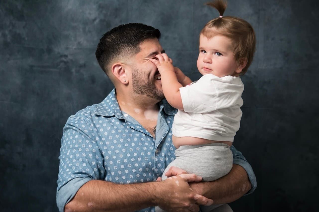 Steve with his daughter