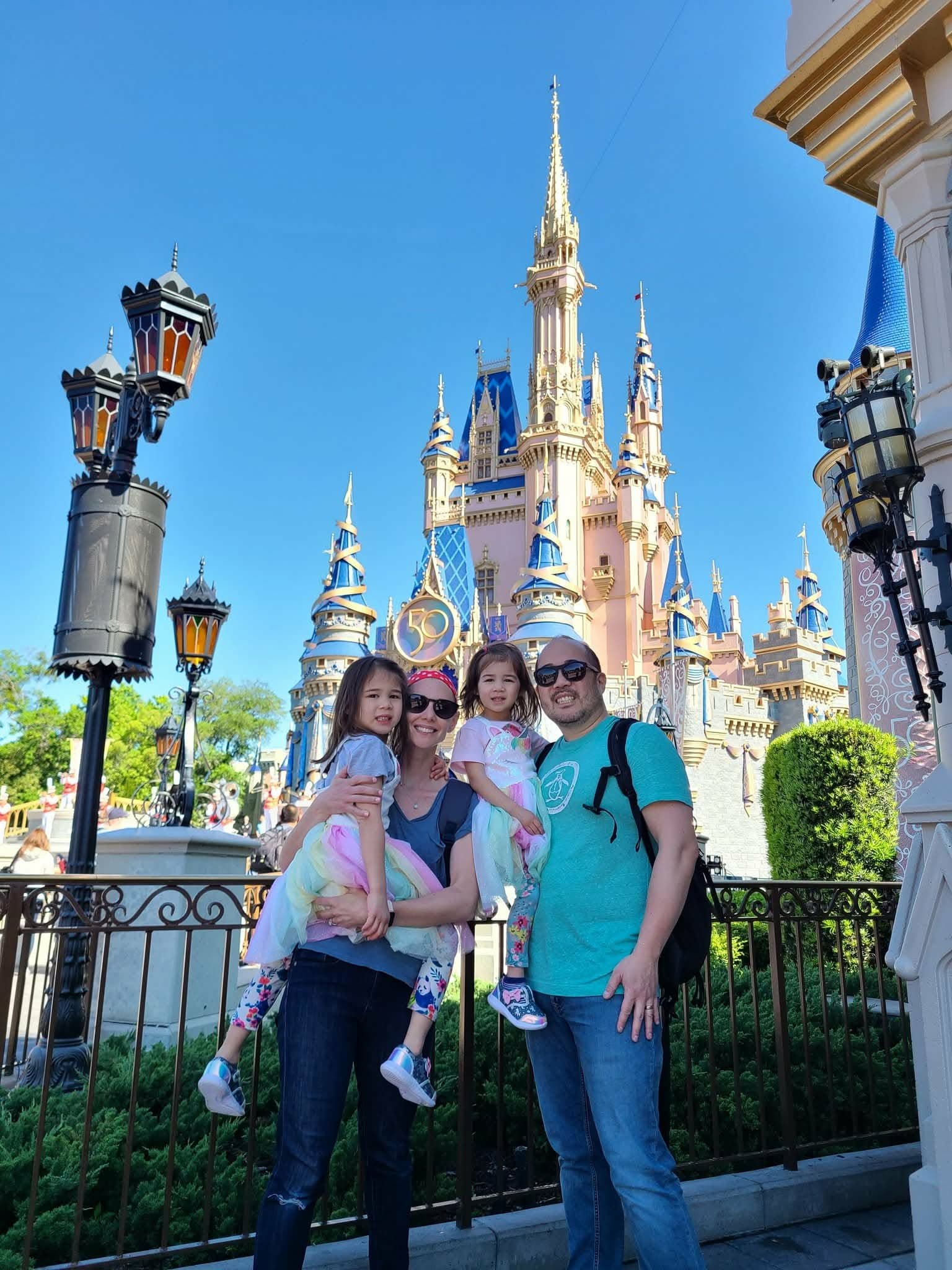 The Eng family at Disney World