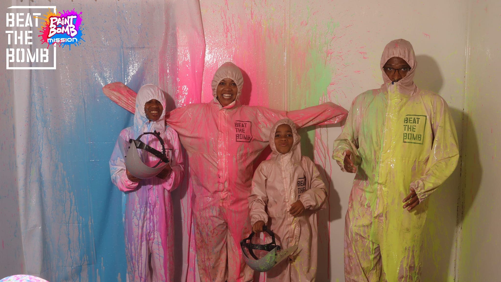 Dr. Scott and her family at Beat the Bomb