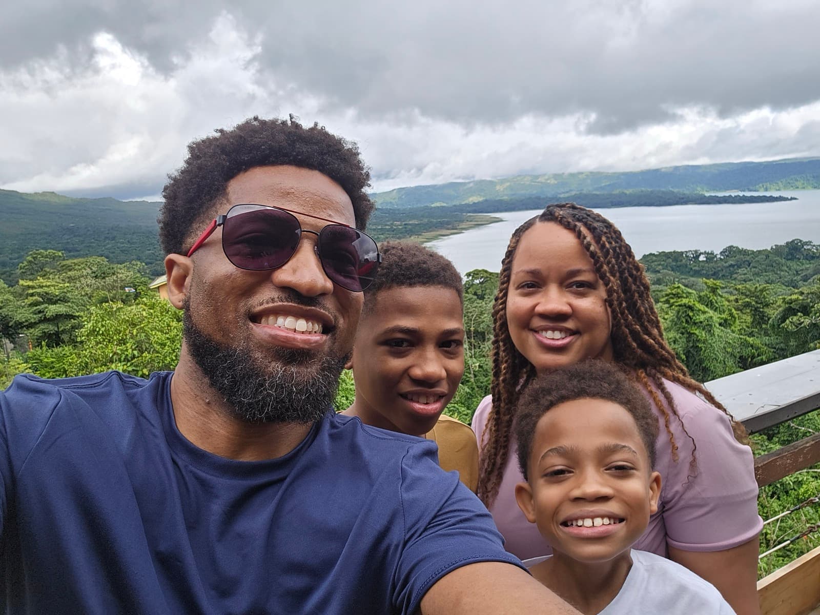 Dr. Scott's family on vacation